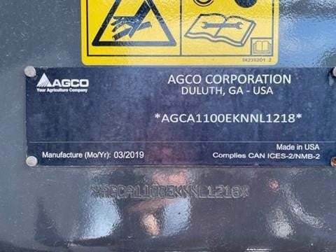 2020 Rogator RG1100C