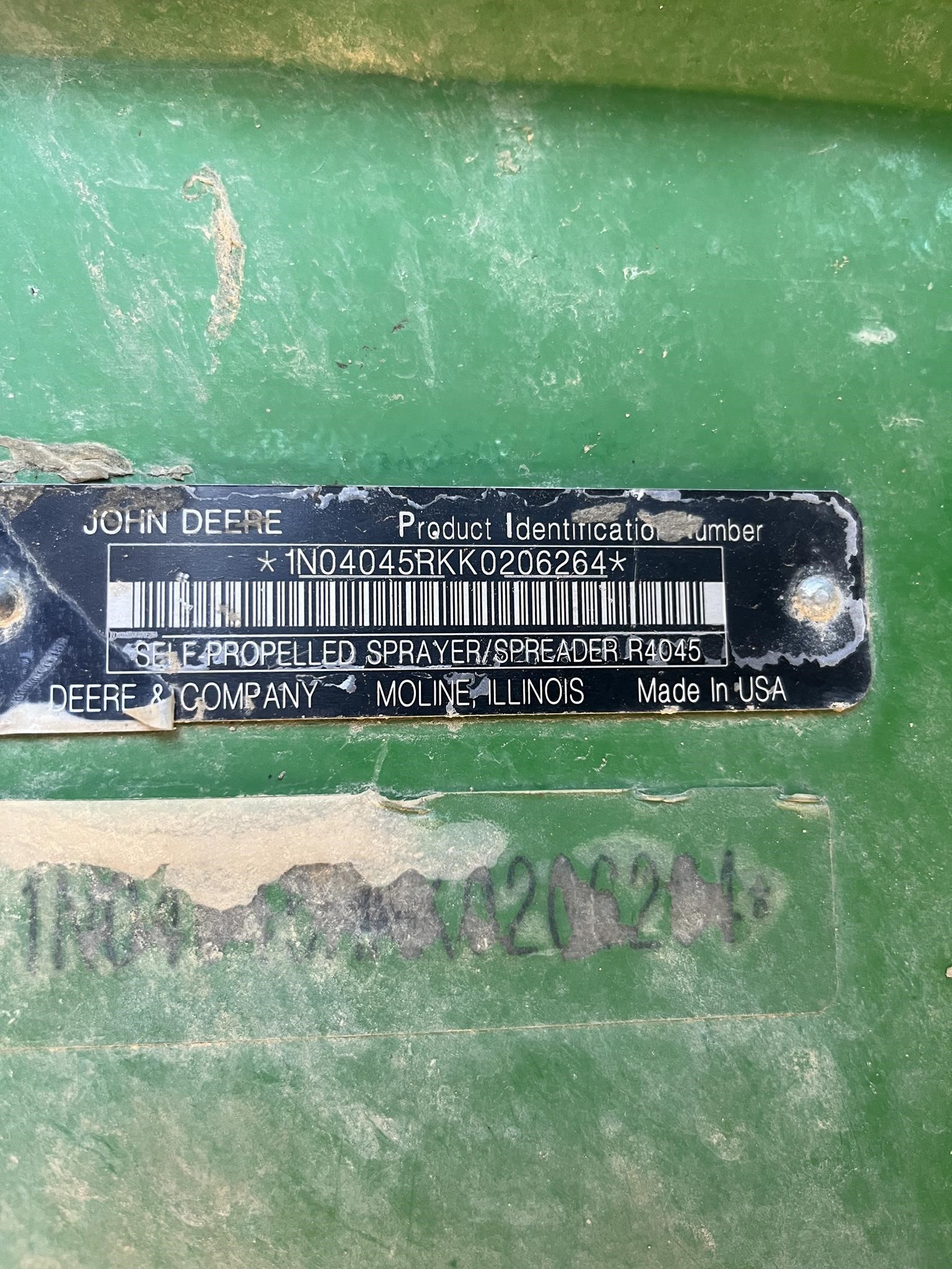 2020 John Deere R4045